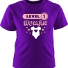 Kinder Kurzarm T-Shirt bedruckt mit LEVEL1 HUMAN
