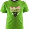 Kinder Kurzarm T-Shirt bedruckt mit LEVEL1 HUMAN