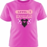 Kinder Kurzarm T-Shirt bedruckt mit LEVEL1 HUMAN