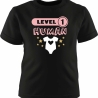 Kinder Kurzarm T-Shirt bedruckt mit LEVEL1 HUMAN
