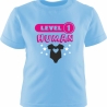 Kinder Kurzarm T-Shirt bedruckt mit LEVEL1 HUMAN