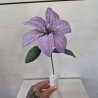 Lilie - lila (Häkelblume)