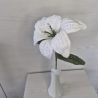 Lilie - weiß (Häkelblume)