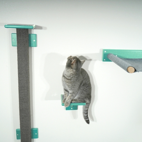 Hüpfstufe - 3er Set - Katzenkletterwand