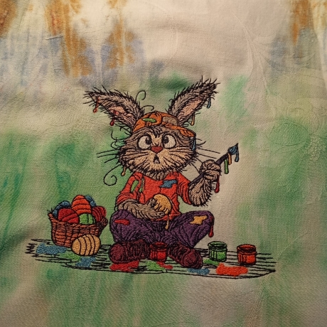 wer kleckst denn da so rum? - Größe 17,68 x 17,40 cm