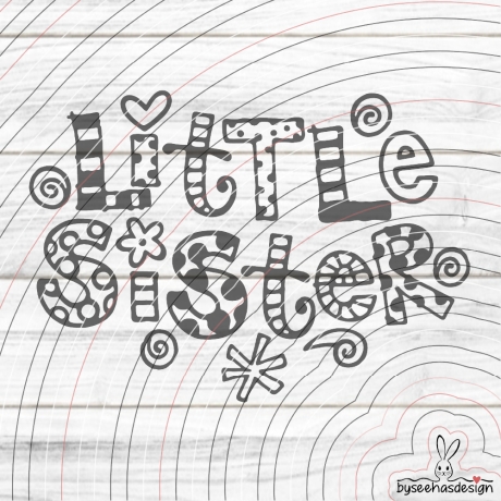 Little Sister Plotterdatei SVG DXF