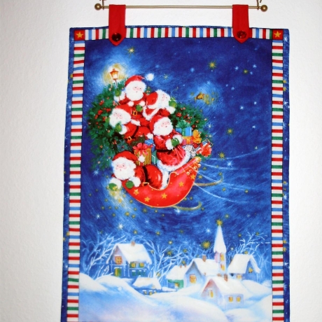 Wandbehang☆Little Santa☆mit Aufhängestange☆von Hobbyhaus