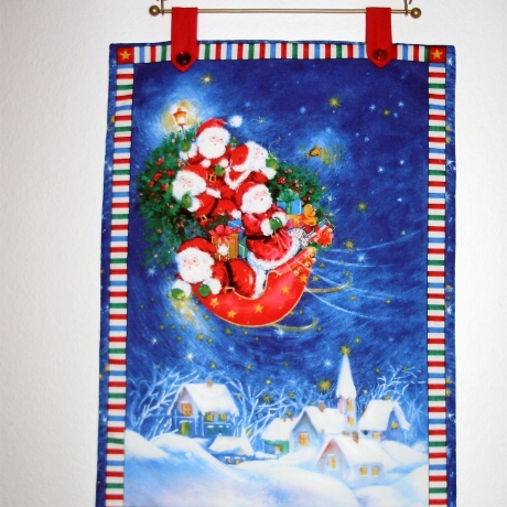 Wandbehang Little Santa mit Aufhängestange von Hobbyhaus