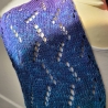 Loop Schal Regenbogen, Handgestrickt 