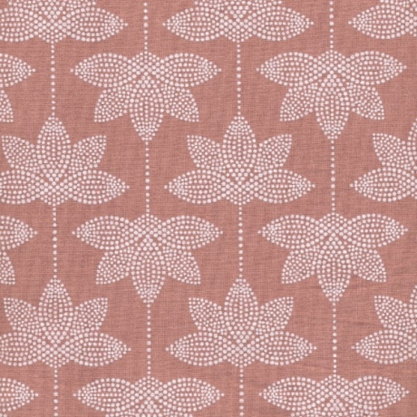 40cm beschichtete Baumwolle Lotus burned rose AU Maison Wachstuch