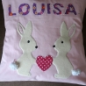 Namenskissen, Dekokissen Louisa