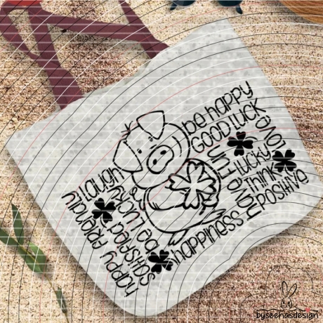 Lucky Pig Plotterdatei SVG DXF 