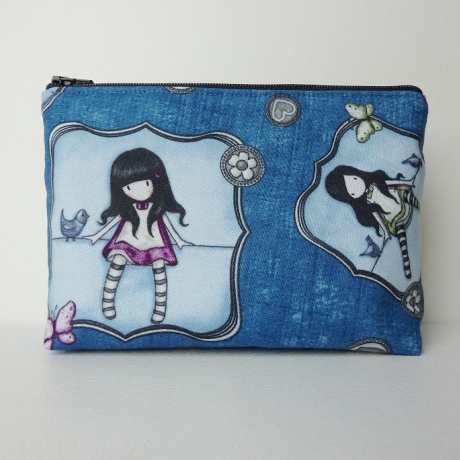 Kosmetiktasche Lucy Gorjuss Girl blau