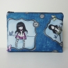 Kosmetiktasche Lucy Gorjuss Girl blau