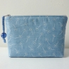 Kosmetiktasche Lucy Pusteblume blau