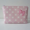 Kosmetiktasche Lucy Punkte rosa