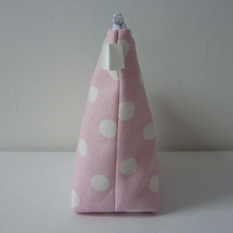 Kosmetiktasche Lucy Punkte rosa