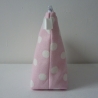 Kosmetiktasche Lucy Punkte rosa