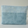 Kosmetiktasche Lucy Seepferd blau