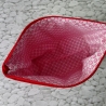 Kosmetiktasche Lucy rot/Eis