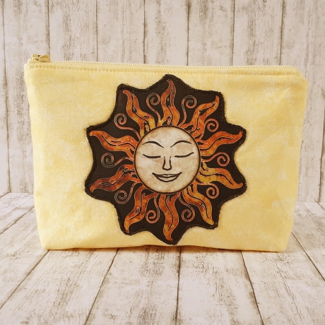 Kosmetiktasche Lucy gelb/Sonne