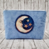 Kosmetiktasche Lucy blau/Mond