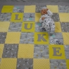 Krabbeldecke Luke, Patchwork, Kuscheldecke, Tagesdecke