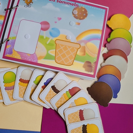 Quiet Book, Busy Book, Spielbuch mit Klettverschluss, Montessori