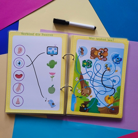 Busy Book, Montessori, Aktivity, Toddler, Spielbuch, Quit Book