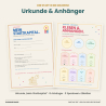Finanzbuch Kinder zum Verschenken, Geldgeschenk Vorlage
