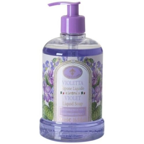 Bio-Flüssigseife-Creme aus der Toscana  Violett