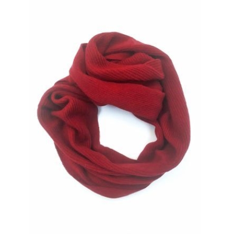 Original Orenburger Schlauch-Wollschal, rot, MO-54, neu