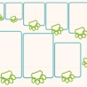 Stickdatei Täschchen Set Pfote mit Appli 8 Größen plus Anhänger 