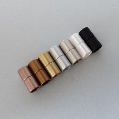 Magnetverschluss, Zylinder, Bohrung 10 mm, diverse Farben