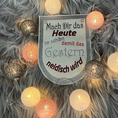 DreamEmbroid Mach dir ... Türschild ITH Stickdatei