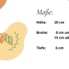 Popup-Mäppchen, Stiftemäppchen, Pencilcase - Ranken dunkelblau