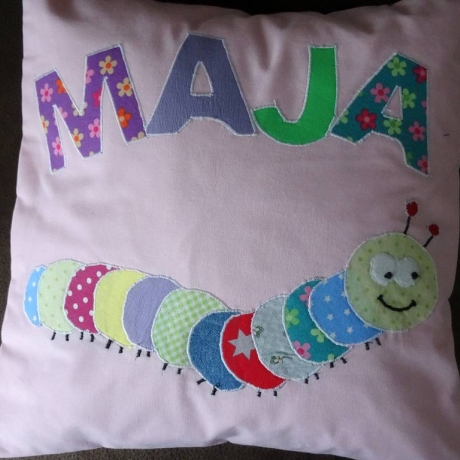 Namenskissen, Dekokissen Maja