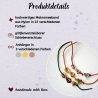 Armband mit Herz & Unendlichkeitszeichen – Makramee
