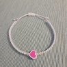 Makramee Armband mit Herz | Freundschaftsarmband