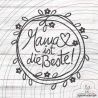 Mama ist die Beste Plotterdatei SVG DXF 