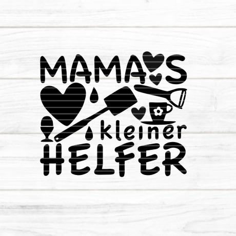 Mamas kleiner Helfer Plotterdatei SVG DXF FCM