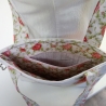 Umhängetasche Marie Mädchen mit Rose natur