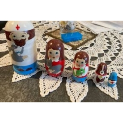 5-er Matroschka Droktor Doolittle, 15 cm, DZ 407, neu