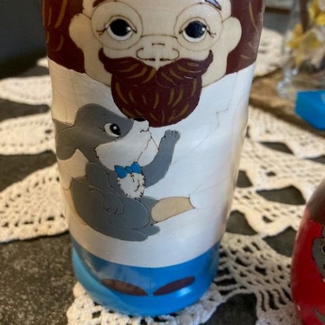 5-er Matroschka Droktor Doolittle, 15 cm, DZ 407, neu