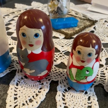 5-er Matroschka Droktor Doolittle, 15 cm, DZ 407, neu