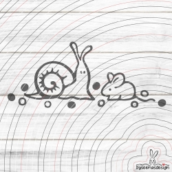 Maus Schnecke Plotterdatei SVG DXF