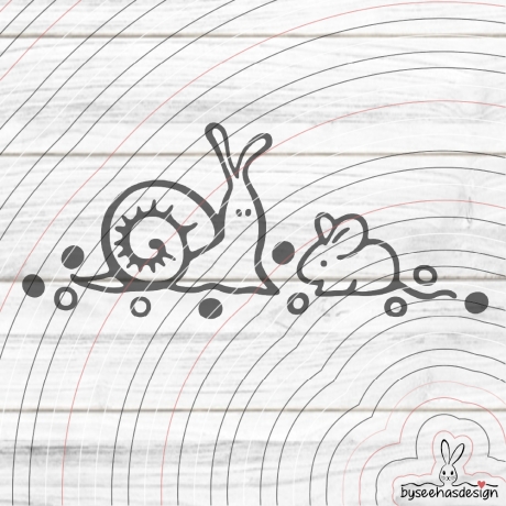 Maus Schnecke Plotterdatei SVG DXF