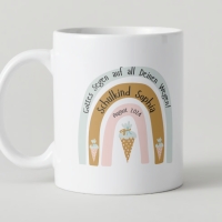 MFG Tasse Einschulung Regenbogen personalisierbar