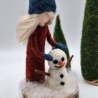 Mädchen mit Schneemann