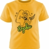 Kinder Kurzarm T-Shirt MEERJUNGFRAU personalisiert mit Name +Zahl